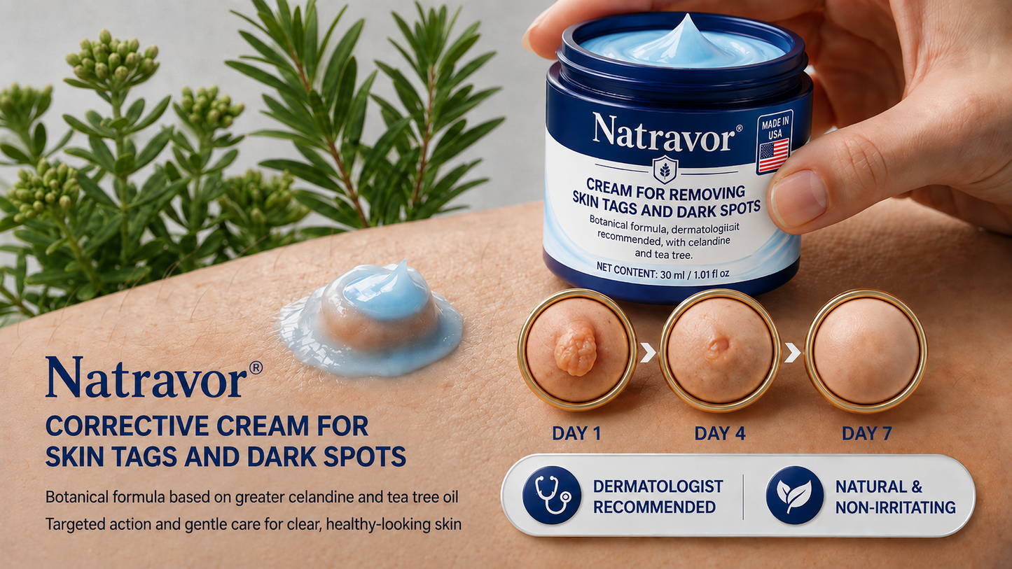 Natravor® 7-𝐃𝐚𝐲 𝐒𝐤𝐢𝐧 𝐓𝐚𝐠 & 𝐒𝐩𝐨𝐭 𝐄𝐫𝐚𝐬𝐞𝐫 𝐂𝐫𝐞𝐚𝐦 (Zero Pain, Zero 𝐒𝐜𝐚𝐫𝐬 Formula) 💎d