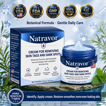 Natravor® 7-𝐃𝐚𝐲 𝐒𝐤𝐢𝐧 𝐓𝐚𝐠 & 𝐒𝐩𝐨𝐭 𝐄𝐫𝐚𝐬𝐞𝐫 𝐂𝐫𝐞𝐚𝐦 (Zero Pain, Zero 𝐒𝐜𝐚𝐫𝐬 Formula) 💎d
